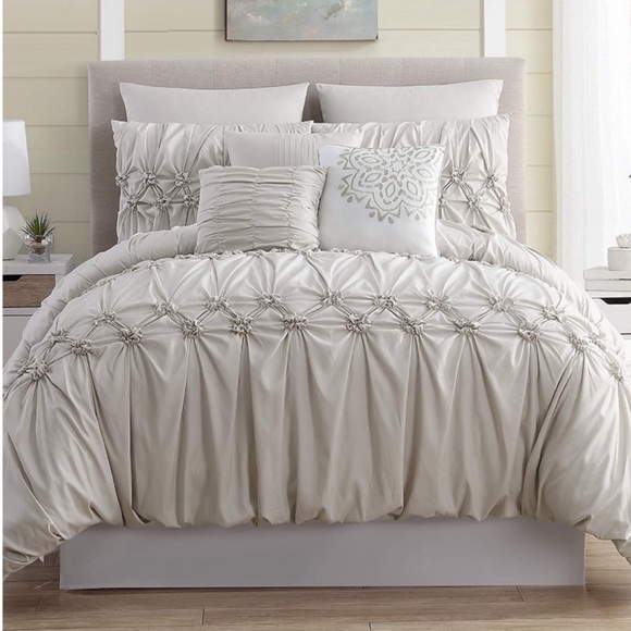 8-Piece Comforter Set, Sand - Picture 1 of 7